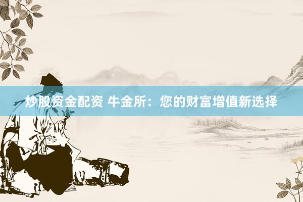 炒股资金配资 牛金所：您的财富增值新选择