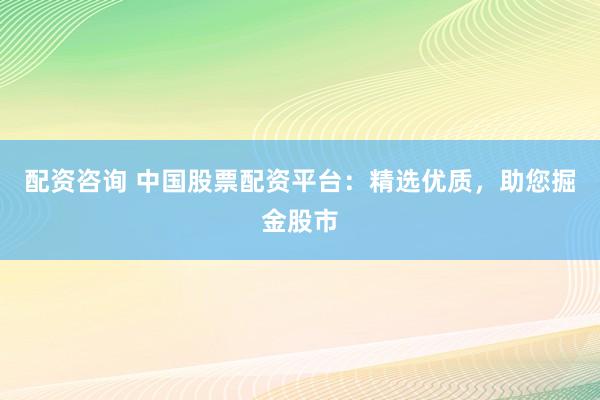 配资咨询 中国股票配资平台：精选优质，助您掘金股市